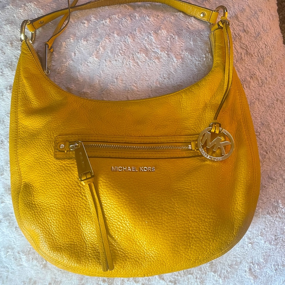 Michael Kors Yellow hobo bag